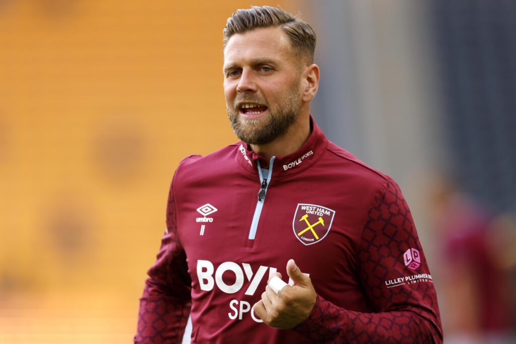 Niclas Fullkrug ahead of Wolverhampton Wanderers v West Ham United - Carabao Cup Second Round