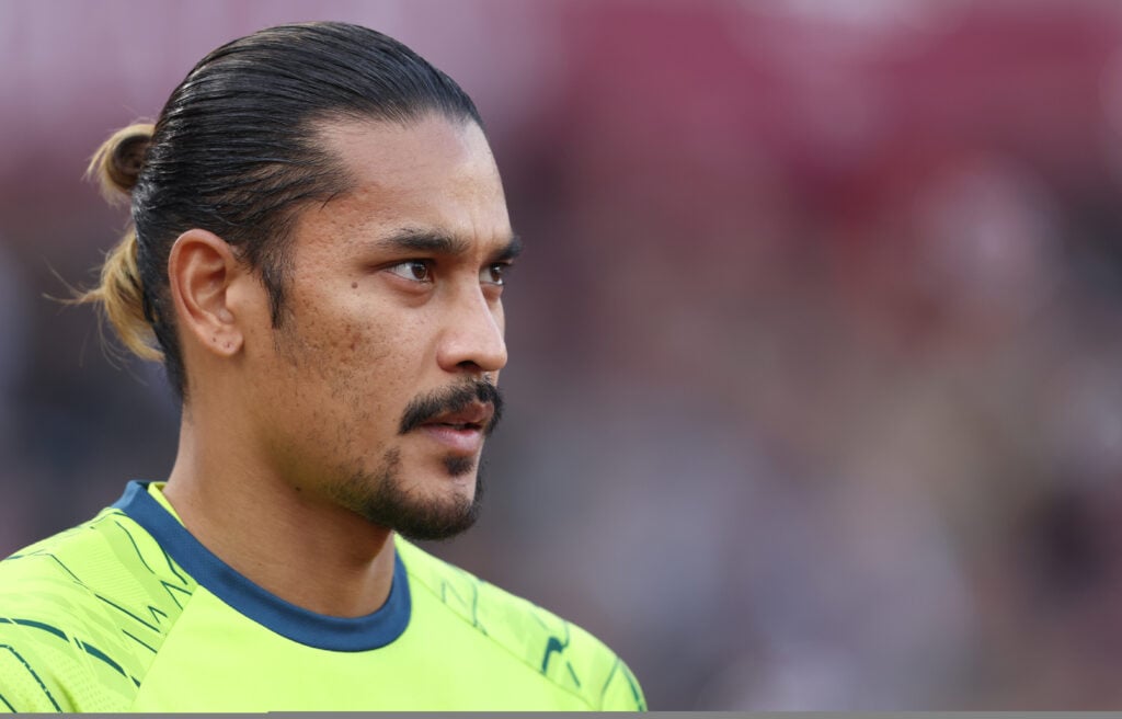 West Ham's number one goalkeeper Alphonse Areola