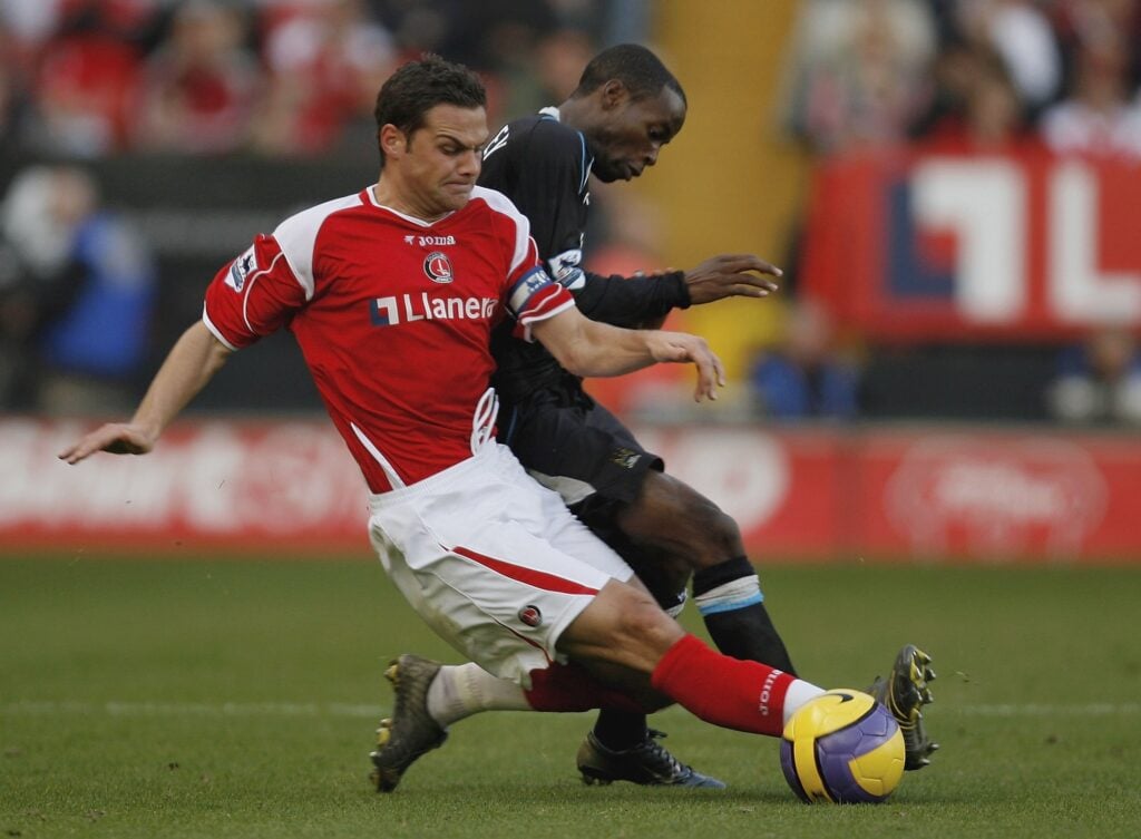 Luke Young during Charlton Athletic v Manchester City