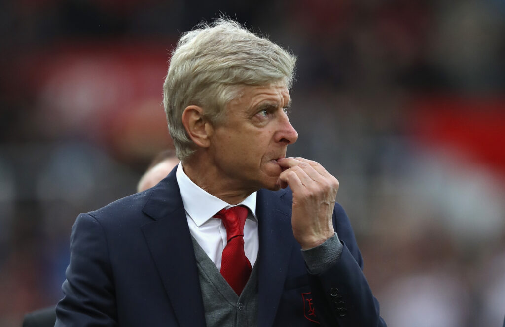 Arsene Wenger during Stoke City v Arsenal - Premier League