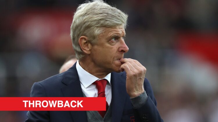 Image showing Arsene Wenger while managing Arsenal