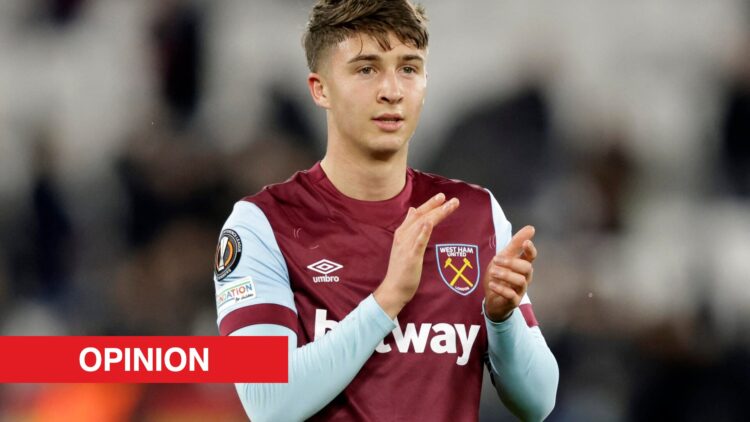 Image showing George Earthy representing West Ham United