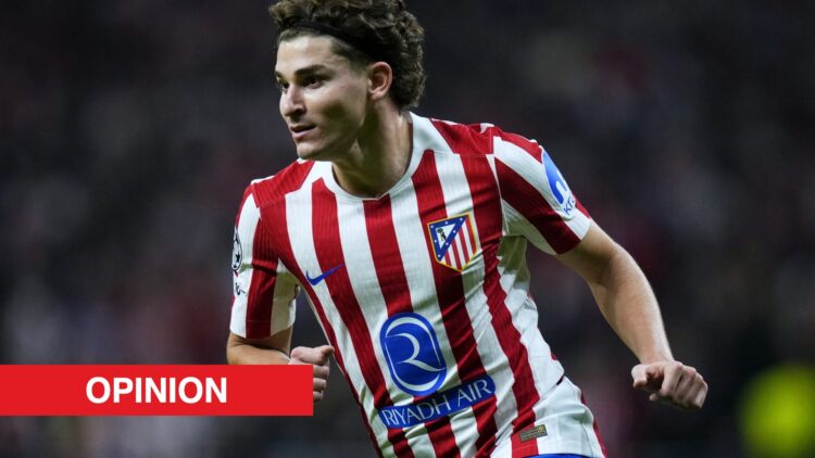 Image showing Julian Alvarez playing for Atletico Madrid