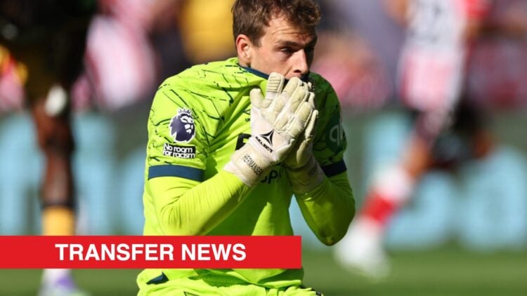 Image showing Mads Hermansen playing for West Ham United