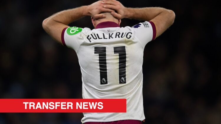 Image showing Niclas Fullkrug representing West Ham United