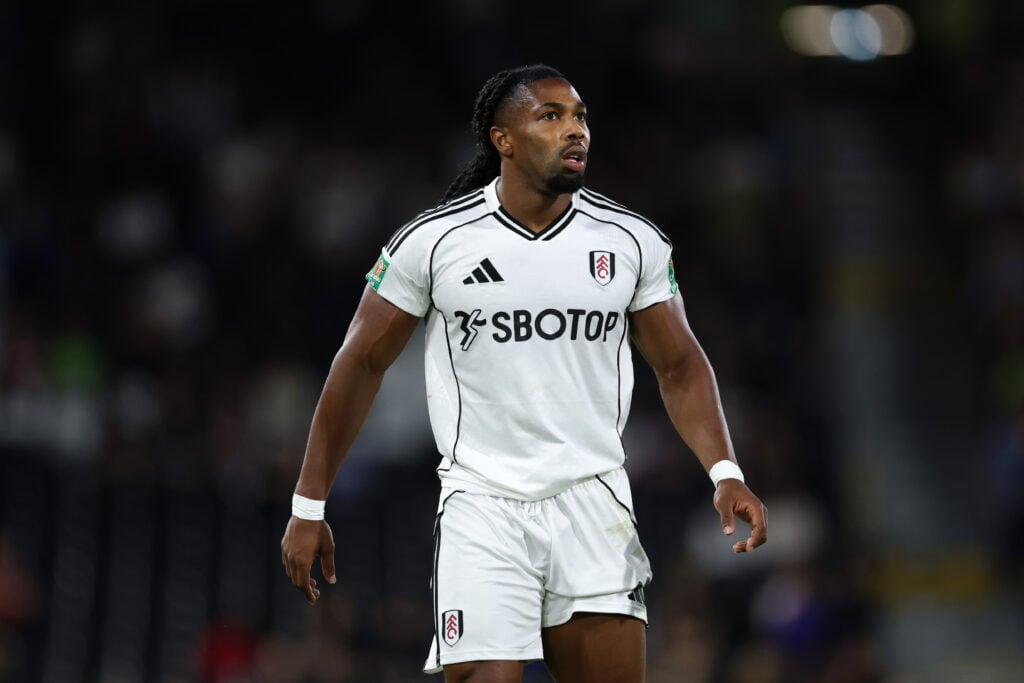 Adama Traore during Fulham v Bristol City - Carabao Cup Second Round