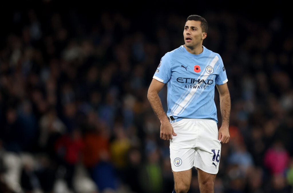 Rodri during Manchester City v Bournemouth - Premier League