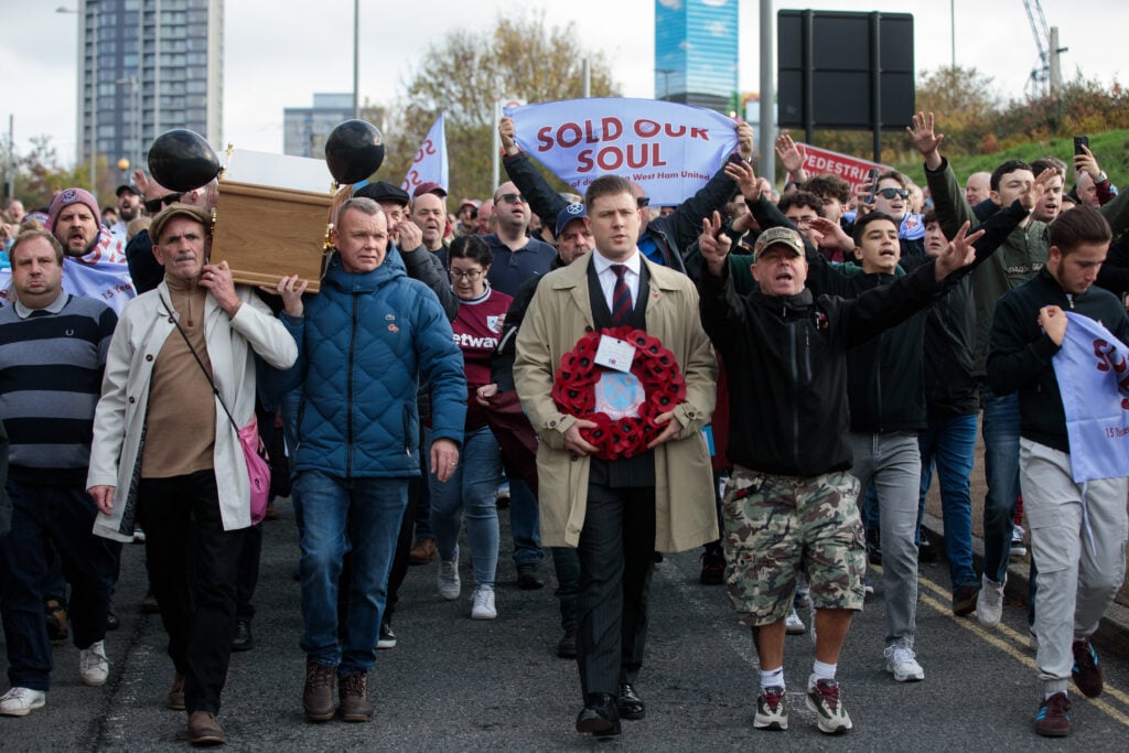 Hammers United Protest Against West Ham Board London