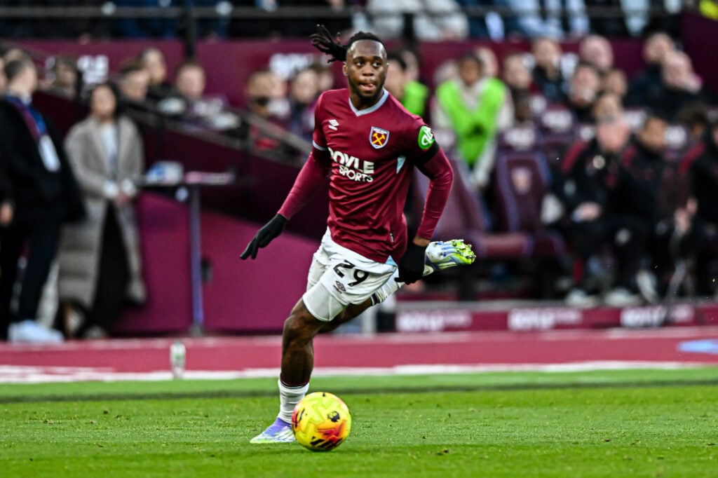 Aaron Wan-Bissaka during West Ham United v Liverpool - Premier League