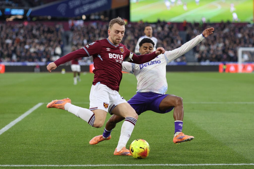 Jarrod Bowen during West Ham United v Aston Villa - Premier League
