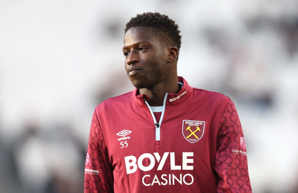Mohamadou Kante training during West Ham United v Aston Villa - Premier League
