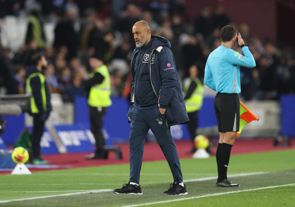 Nuno Espirito Santo during West Ham United v Aston Villa - Premier League
