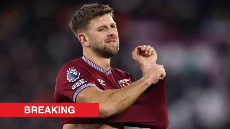 Image showing Niclas Fullkrug playing for West Ham United in the Premier League