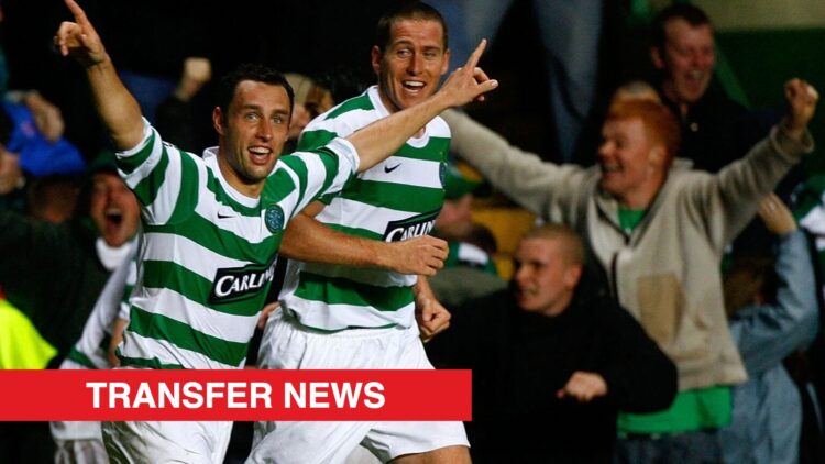 Image showing Scott McDonald celebrating a goal for Celtic