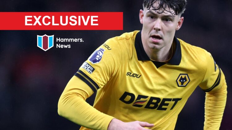 Wolves striker Jorgen Strand Larsen is a reported target for West Ham United