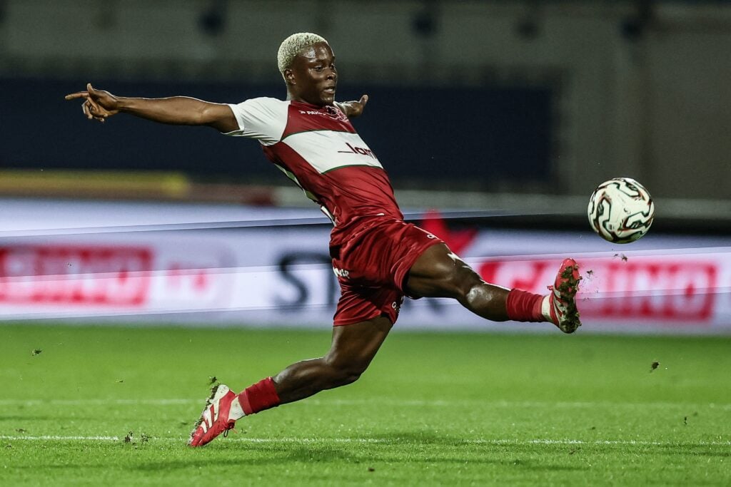Zulte Waregem's Nigerian midfielder Tochukwu Nnadi