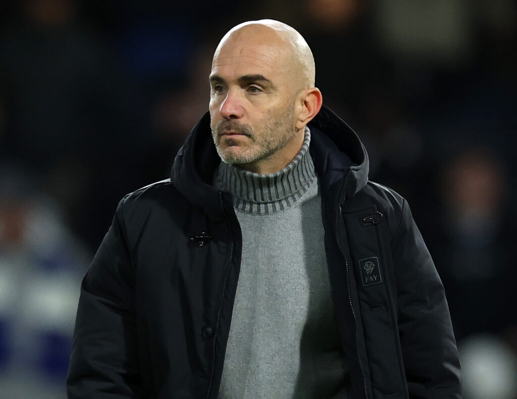 Enzo Maresca before he resigned as Chelsea manager