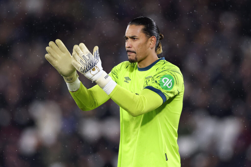 Alphonse Areola during West Ham United v Nottingham Forest - Premier League