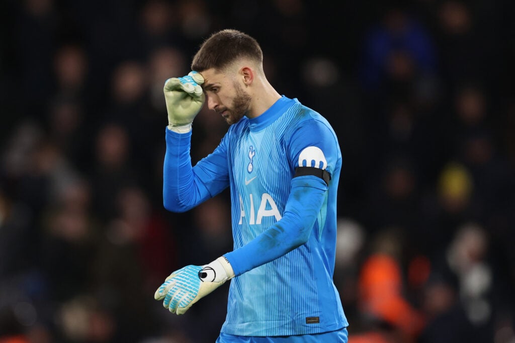 Guglielmo Vicario during Bournemouth v Tottenham Hotspur - Premier League