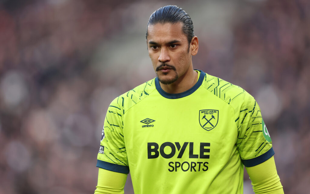 Alphonse Areola during West Ham United v Sunderland - Premier League