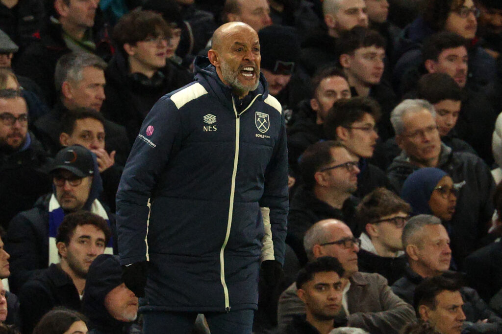 Nuno Espírito Santo during West Ham United v Chelsea