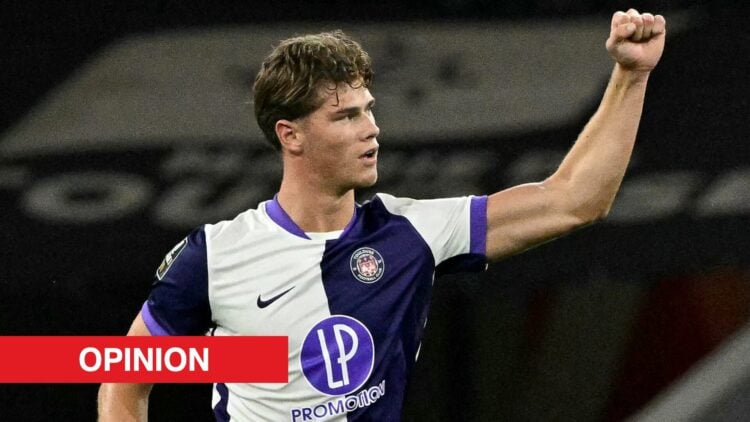 Image showing Charlie Cresswell celebrating at Toulouse