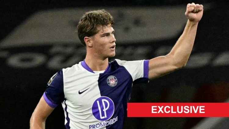 West Ham target Charlie Cresswell spotted celebrating.