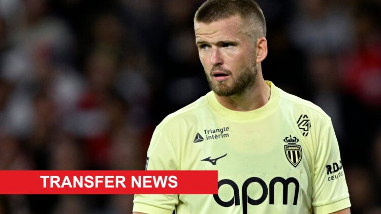 West Ham target Eric Dier looks seriously.
