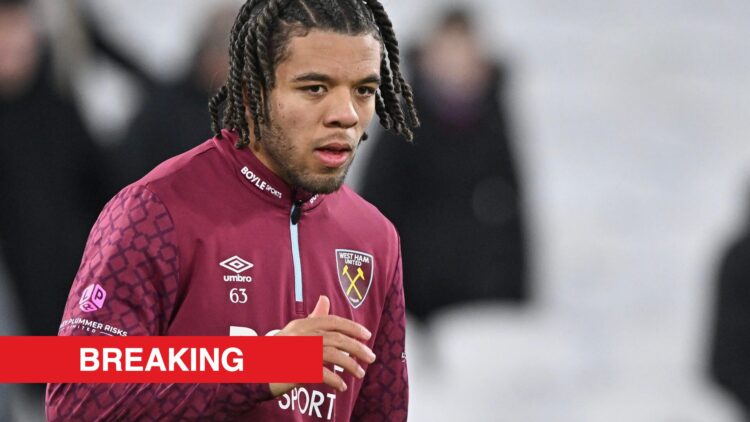 Image showing Ezra Mayers of West Ham United