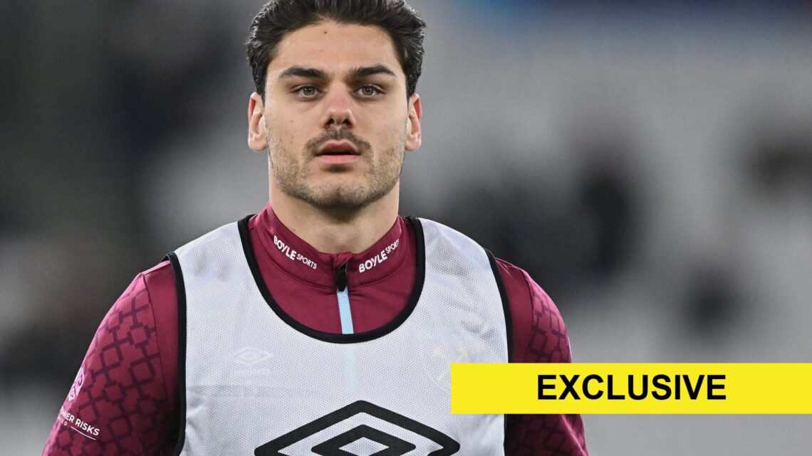 Konstantinos Mavropanos ahead of a West Ham game