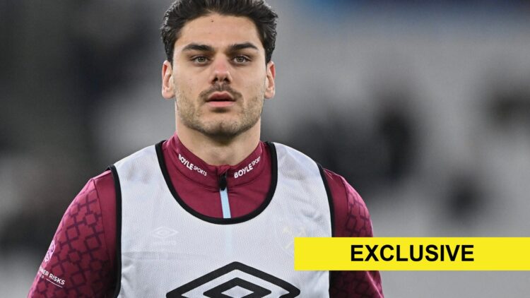 Konstantinos Mavropanos ahead of a West Ham game
