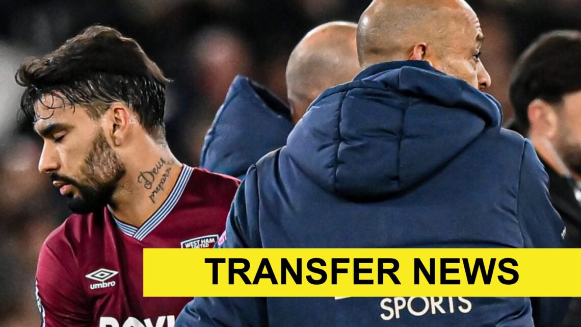 West Ham boss Nuno Espirito Santo embraces Lucas Paqueta