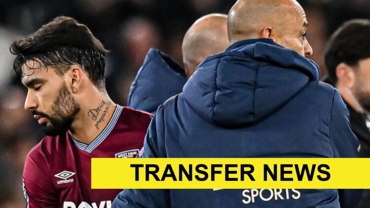 West Ham boss Nuno Espirito Santo embraces Lucas Paqueta
