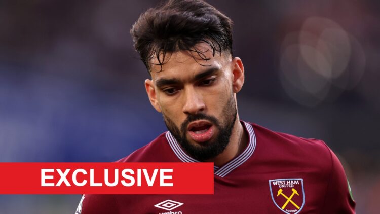 West Ham star Lucas Paqueta looks dejected during a difficult season for player and club