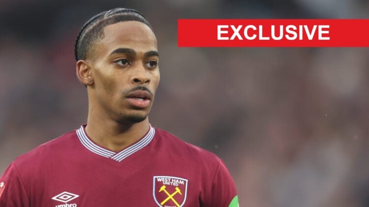 West Ham star Crysencio Summerville in action