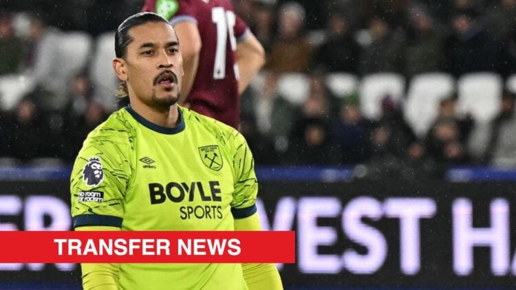 Image showing West Ham United goalkeeper Alphonse Areola