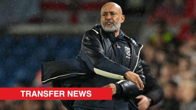 Image showing West Ham United head coach Nuno Espirito Santo
