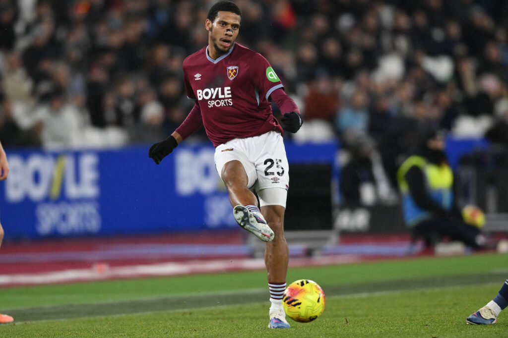 Jean Clair Todibo during West Ham United v Nottingham Forest - Premier League