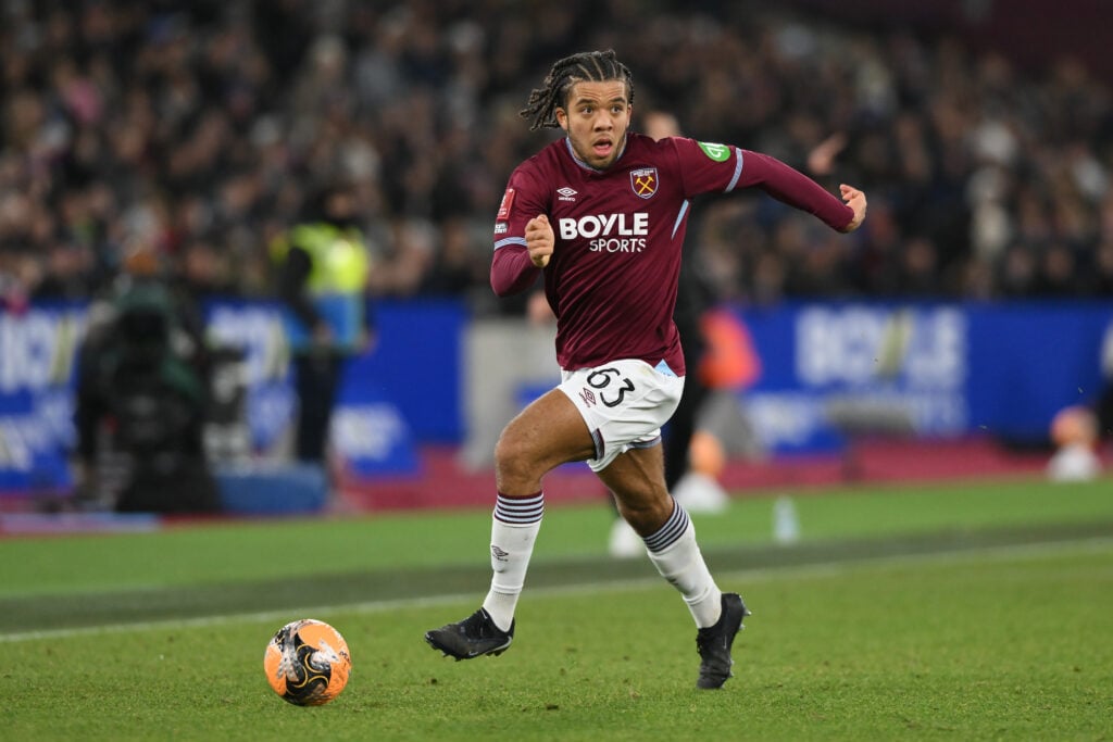 Ezra Mayers during West Ham United v Queens Park Rangers - Emirates FA Cup Third Round
