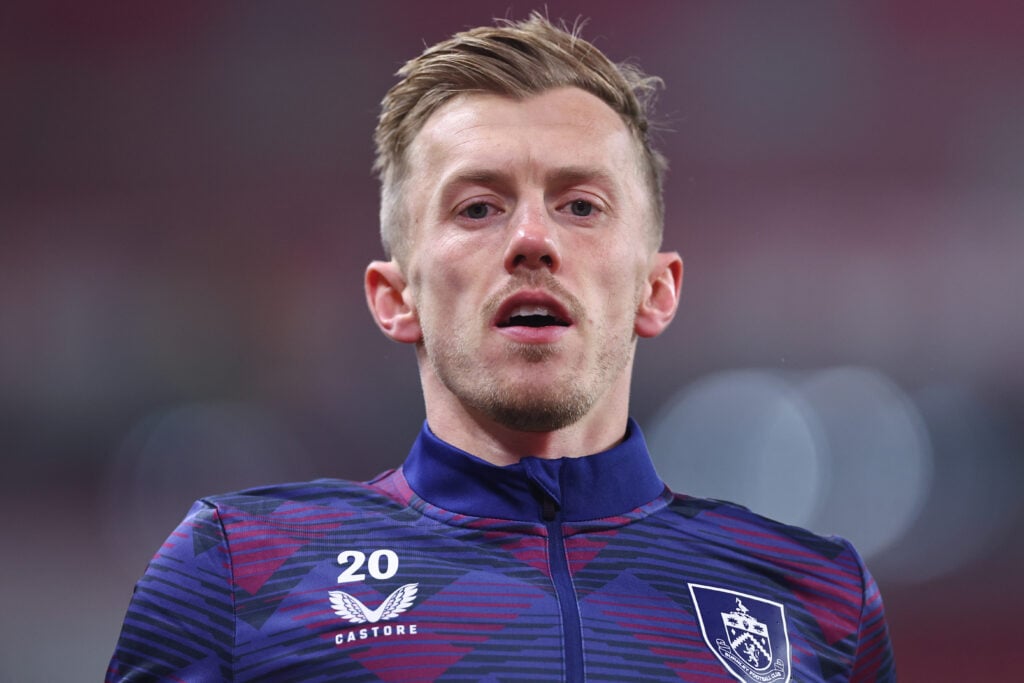 James Ward-Prowse during Burnley's Premier League match against Sunderland.