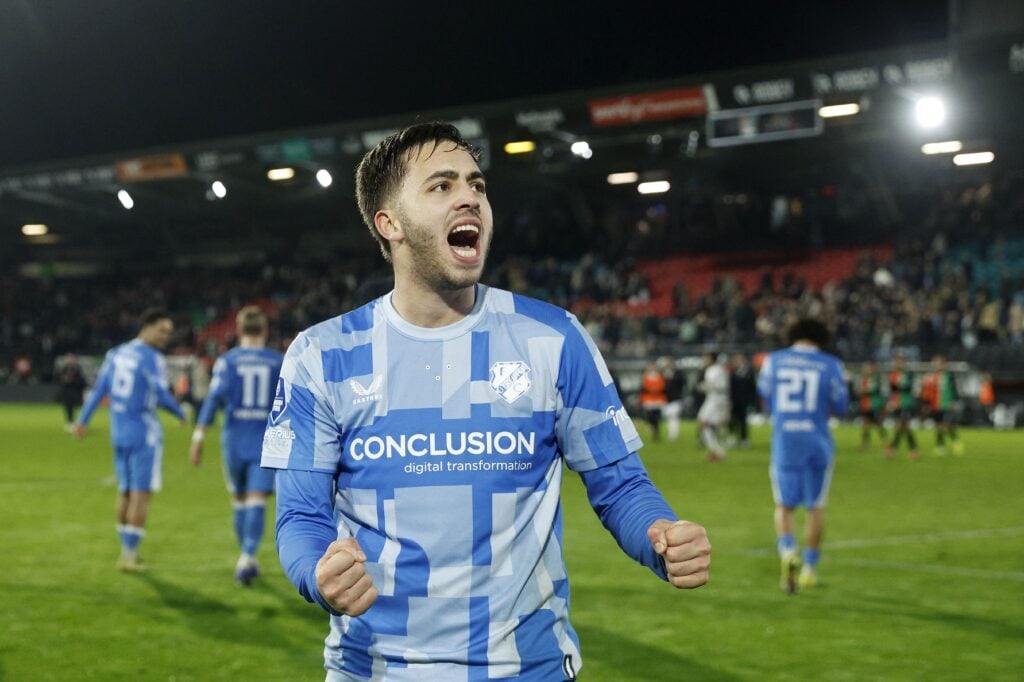 Souffian El Karouani during EredivisieNEC Nijmegen v FC Utrecht