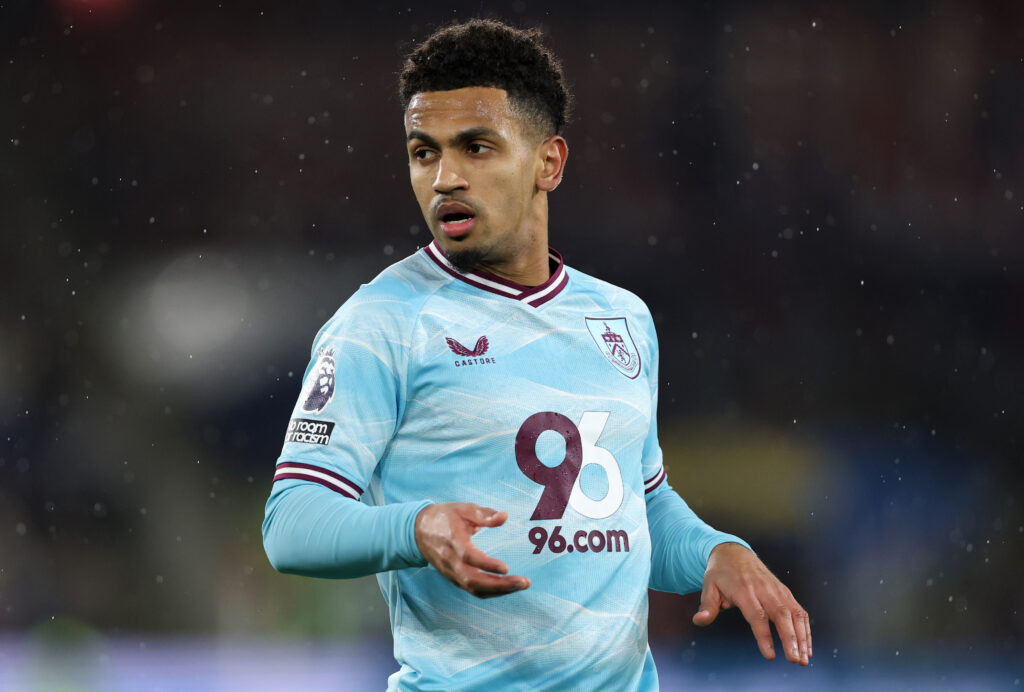 Marcus Edwards during Crystal Palace v Burnley - Premier League