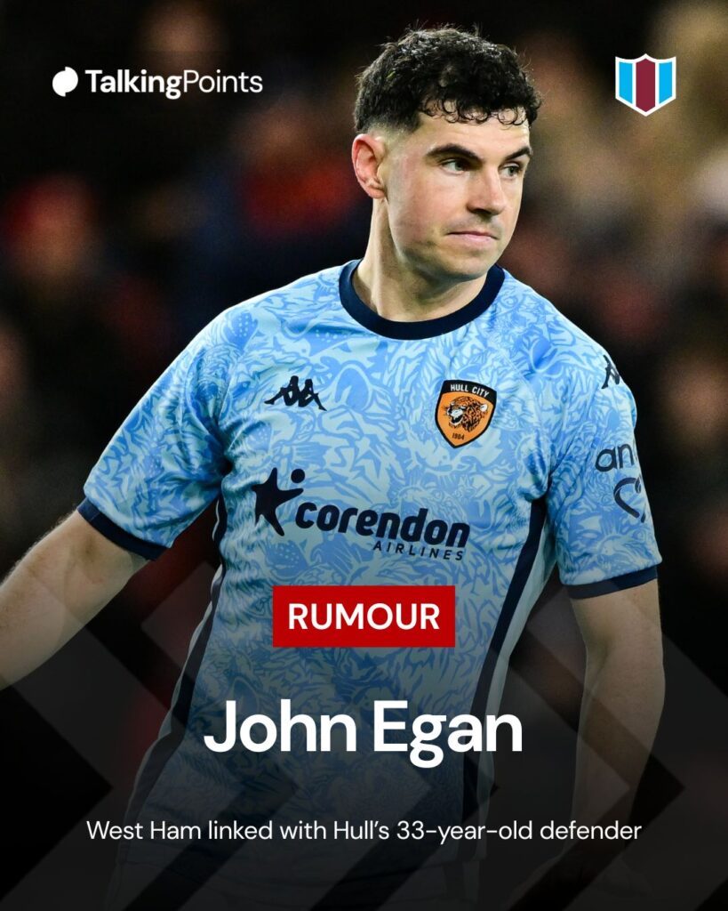 John Egan of Hull City encourages calm with teammates during the Sky Bet Championship match between Middlesbrough and Hull City at Riverside Stadium on December 29, 2025 in Middlesbrough, England.