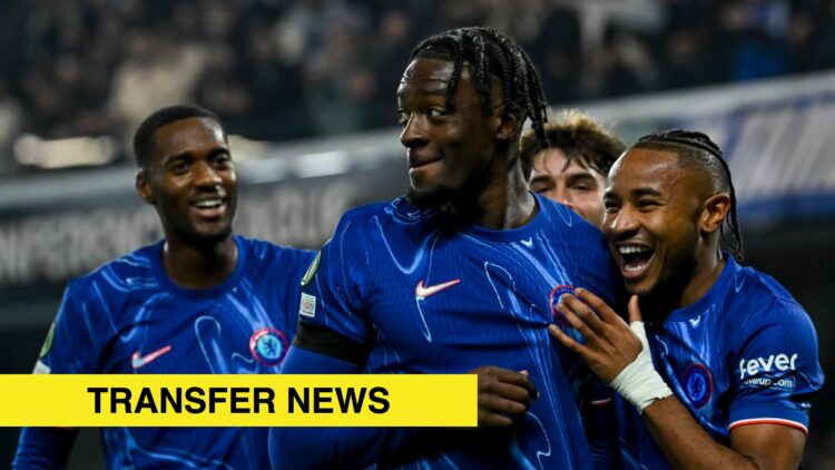 Image showing Axel Disasi of Chelsea celebrating