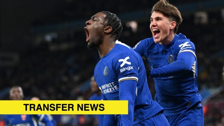 Image showing Axel Disasi of Chelsea celebrating