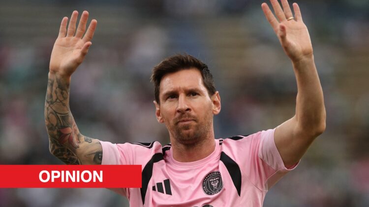 Image showing Inter Miami's Argentine forward Lionel Messi