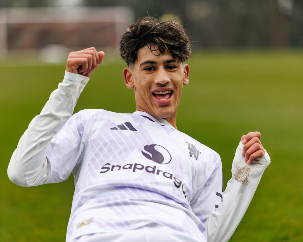 JJ Gabriel during Middlesbrough U18 v Manchester United U18: U18 Premier League