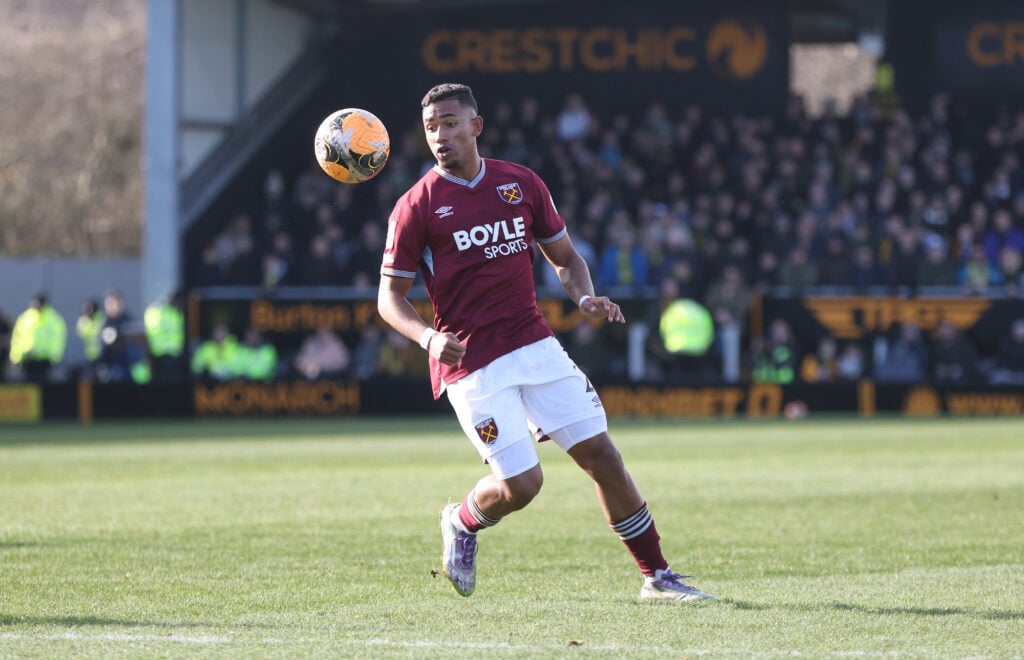 Keiber Lamadrid during Burton Albion v West Ham United - Emirates FA Cup Fourth Round