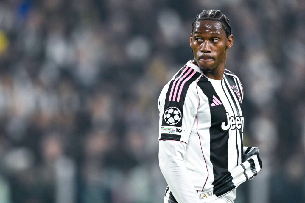 Jonathan David during Juventus v Galatasaray A.S. - UEFA Champions League 2025/26 League Knockout Play-off Second Leg