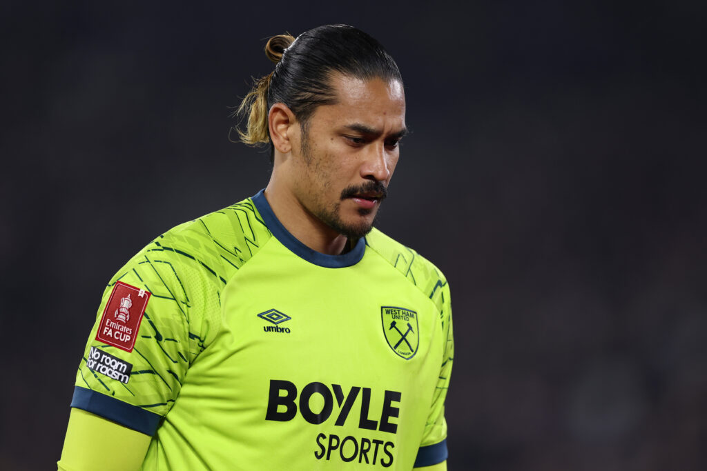 Alphonse Areola during West Ham United v Brentford - Emirates FA Cup Fifth Round